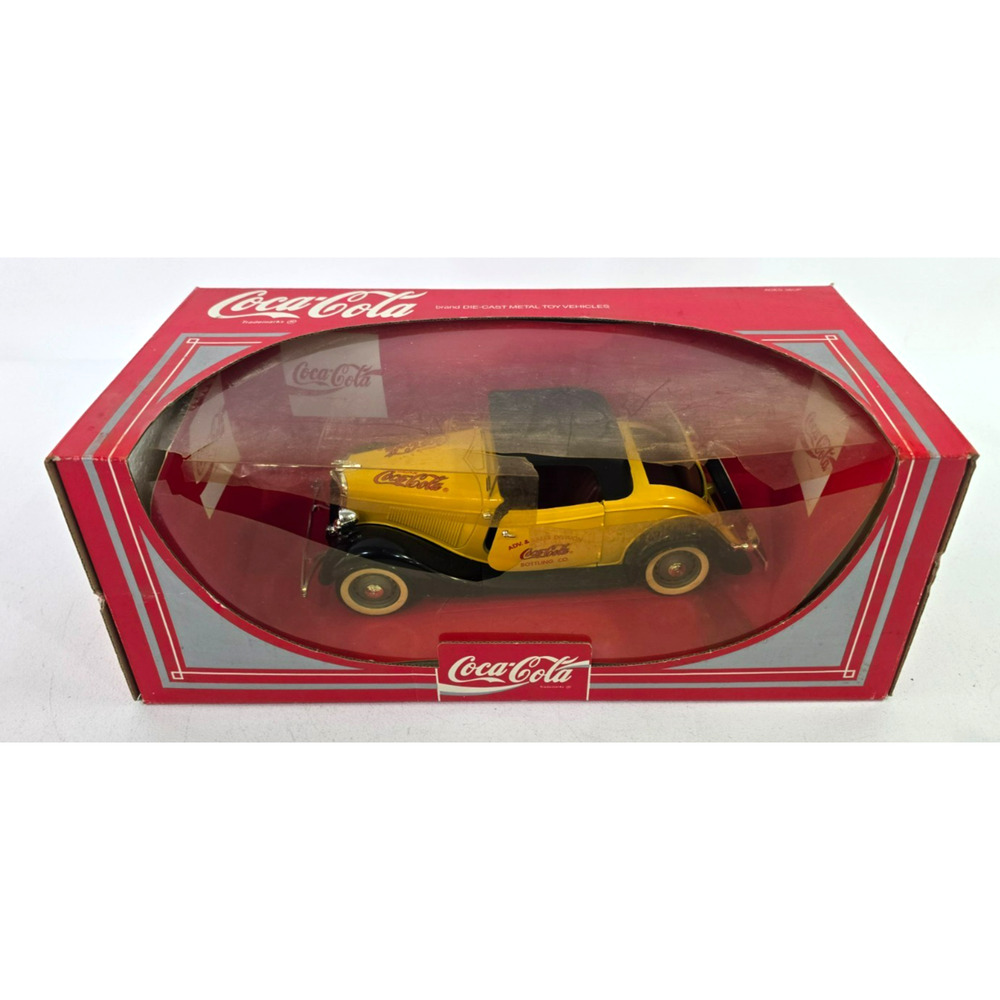 Coca Cola 1934 Ford Roadster 1/18 Diecast Car Made In France NOS